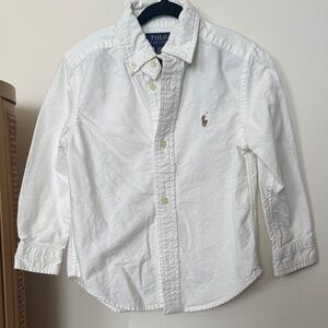 Polo by Ralph Lauren Kids Classic White Button Down Shirt